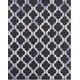 preview thumbnail 14 of 21, Hand-Hooked Rushden Moroccan Trellis Wool Area Rug Blue - 8' x 10'