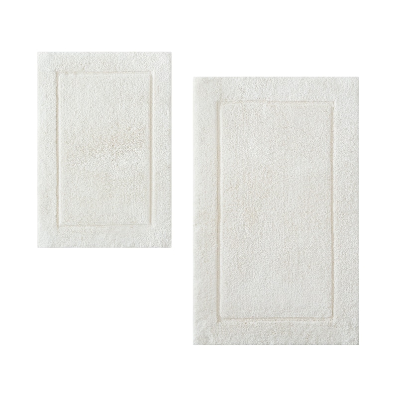 Calvin Klein Essence Solid Cotton 2 Piece Bath Rug Set - Beige
