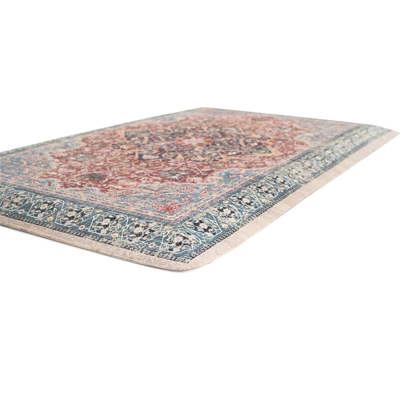 Transitional Medallion Cushioned Anti Fatigue Standing Kitchen Mat