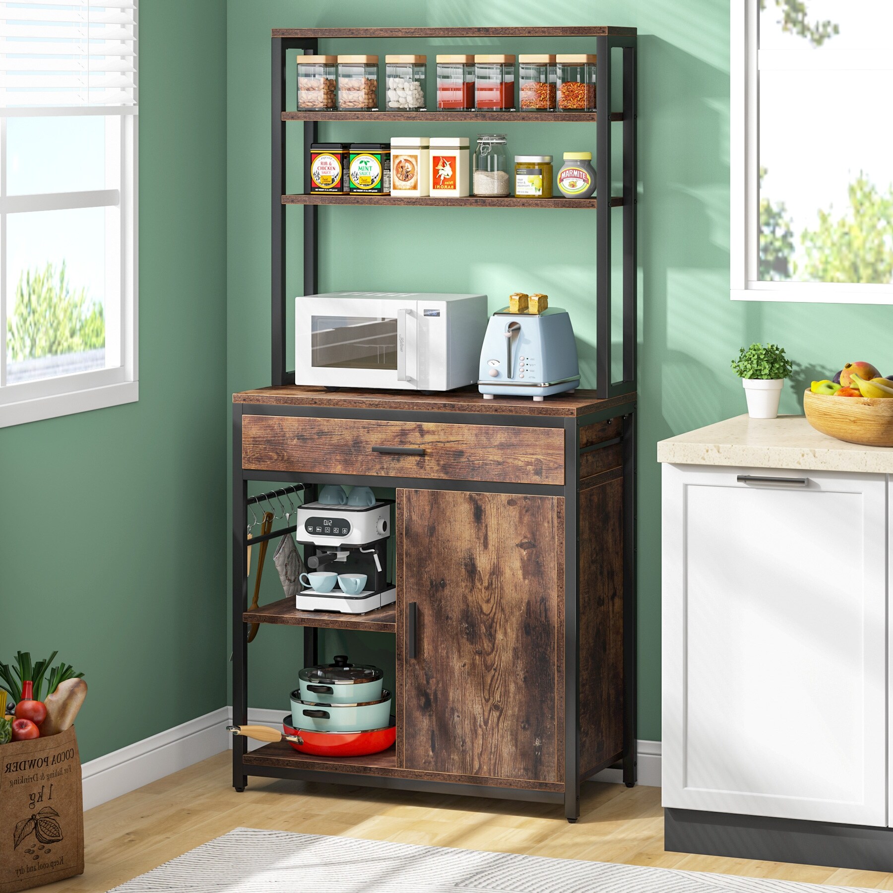 キッチンラック【F00972】 6-Tier-Kitchen-Bakers-Rack-