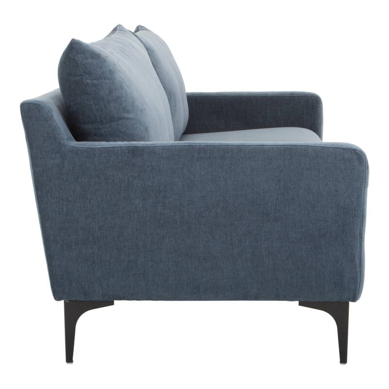 Aurelle Home Paul Modern Round Arm Sofa