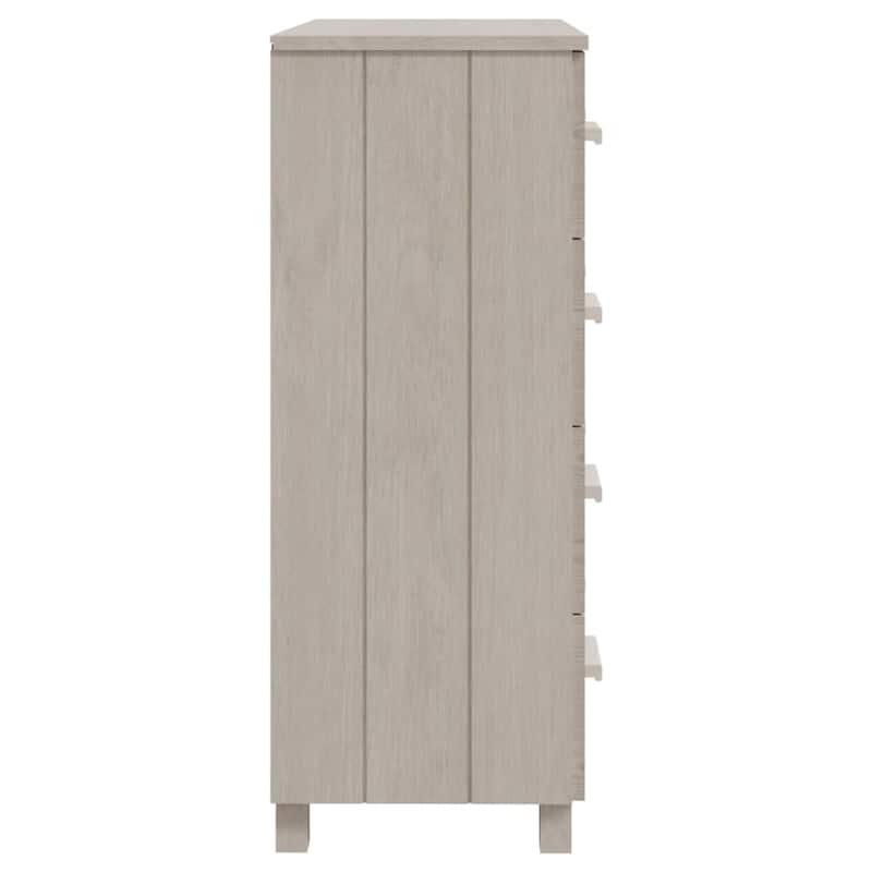 vidaXL Sideboard Buffet Console Cabinet for Kitchen HAMAR Solid Wood Pine - 31.1"x15.7"x40.7"
