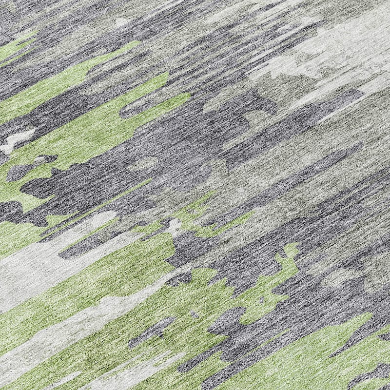 Machine Washable Indoor/ Outdoor Chantille Modern Ombre Rug