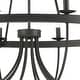 preview thumbnail 4 of 2, Elk Home Williamson 38W, 10-Light Chandelier, Black