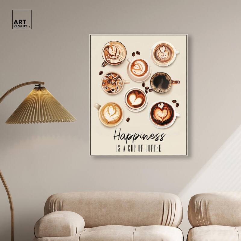 68945 Coffee Cup Collection Canvas by Art Remedy