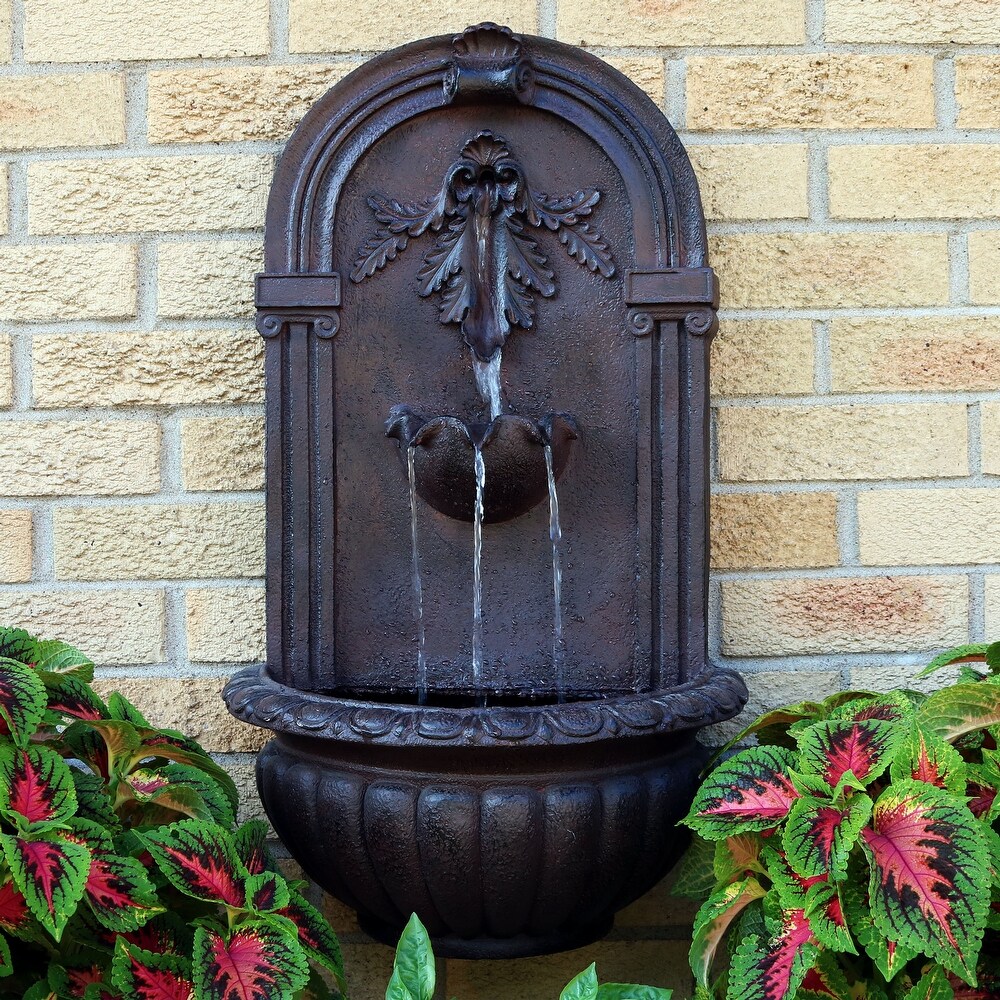 Outdoor Ornate Wall Hanging Water Fountain  by Orlandi Statuary  FSNG28318 