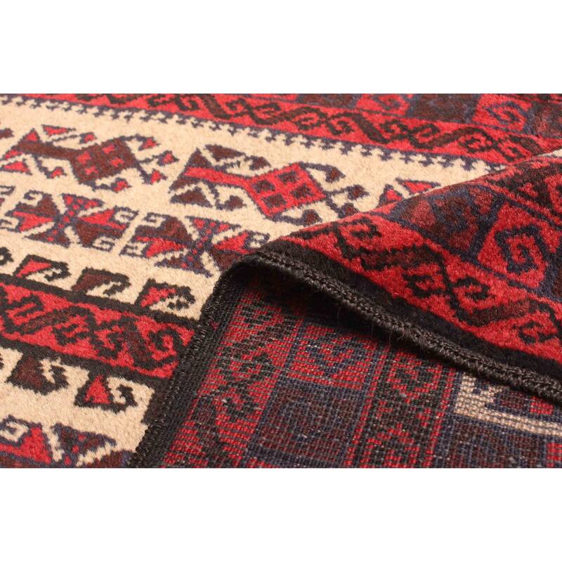 ECARPETGALLERY Hand-knotted Teimani Beige Wool Rug - 2'9 x 4'11