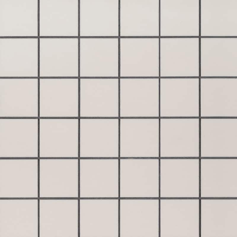 Ackland AKM-P-2X2SQM-CA 12" x 12" Porcelain Square Floor and Wall - Silica White