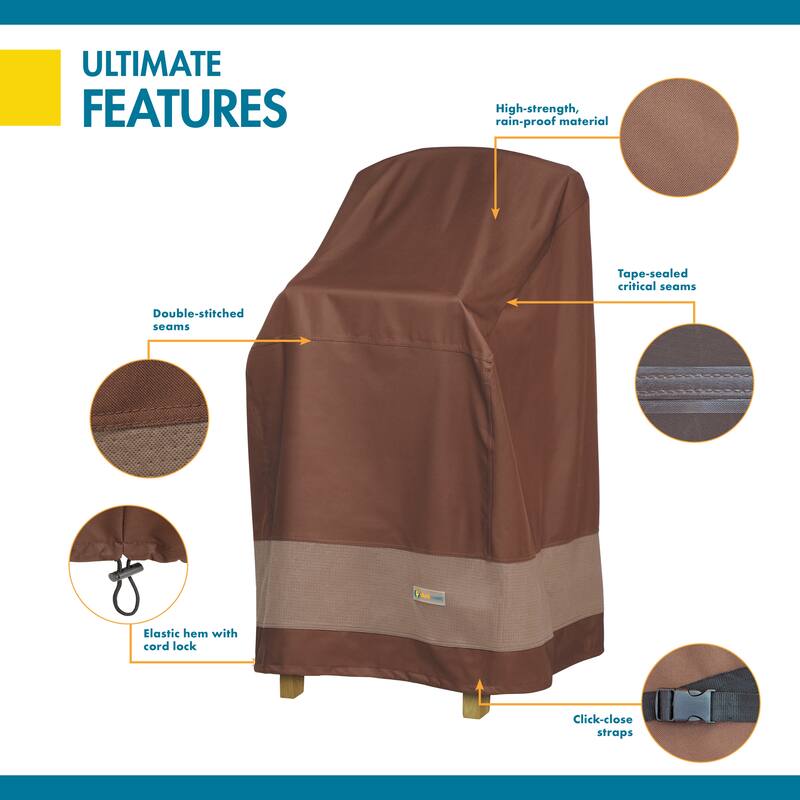 Duck Covers Ultimate Waterproof 26 Inch Bar Chair & Stool Cover