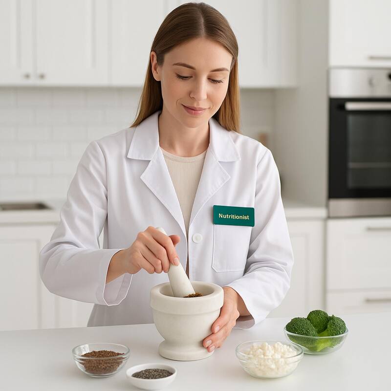 Creative Home White Marble Mortar and Pestle Set, 4" Diam. x 4" H