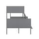 preview thumbnail 37 of 68, Convertible Solid Wood Bunk Bed Frame for Kids with Ladder, No Box Spring Needed