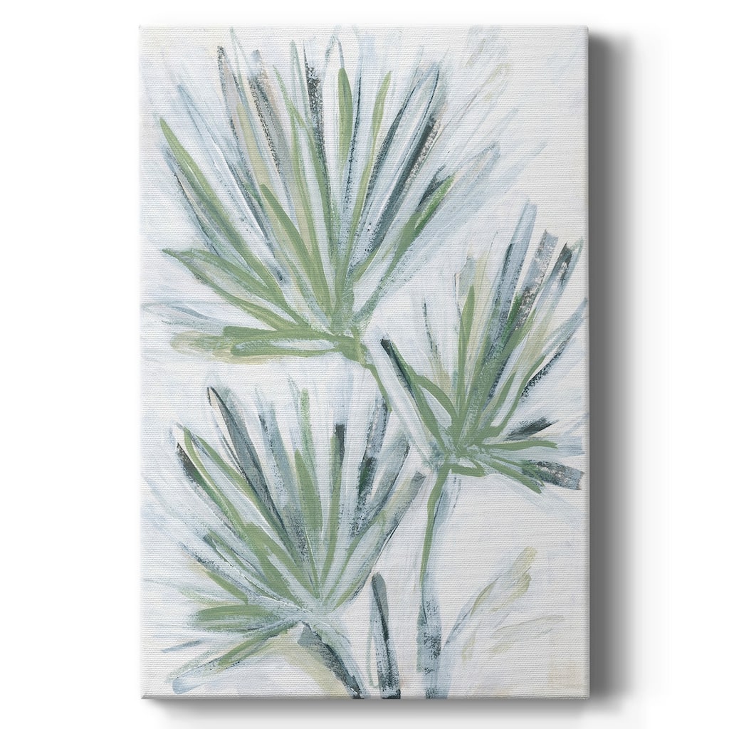 Palm Frond Fresco II Premium Gallery Wrapped Canvas - Ready to Hang