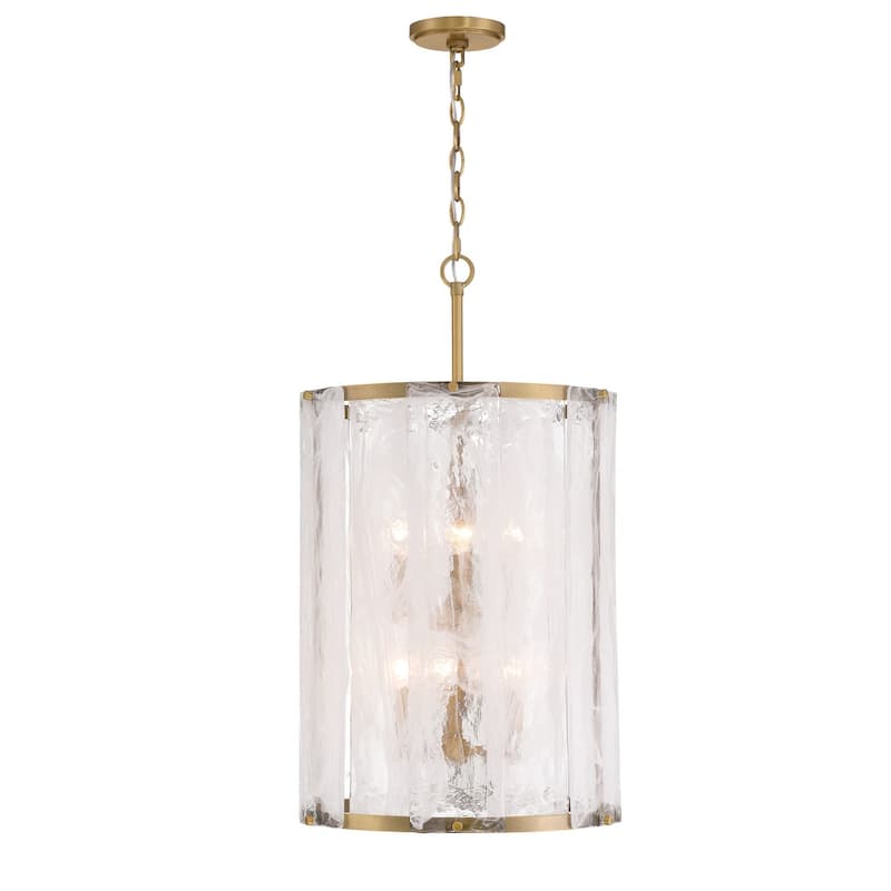Minka Lavery 3637 Veil 6 Light 16" Wide Multi Light Pendant with White