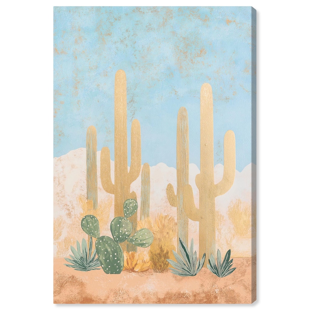 Cactus Canvas by Art Remedy, Gallery Wrapped