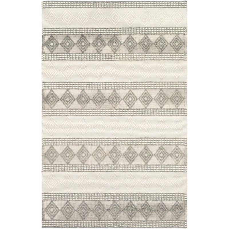 Livabliss Hygge Handmade Modern Rustic Area Rug - Charcoal - 6' x 9'