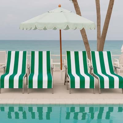 Superior Cabana Cotton Towel/ Chaise Lounge Chair Cover