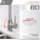 preview thumbnail 7 of 23, STYLISH Kitchen Sink Faucet Single Handle Pull Down Dual Mode in Stainless Steel - Faucet Height: 12 5/8" | Spout Height: 11"