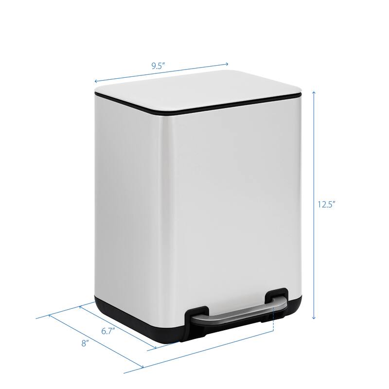 SunnyPoint 6 Liter / 1.58 Gallon Trash Can