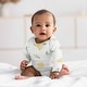 preview thumbnail 2 of 3, Sweet Jojo Designs Lemon Floral Girl 0-6M Baby Clothes Onesies 2 Pack Yellow White Watercolor Boho Bohemian Farmhouse Leaf Fruit
