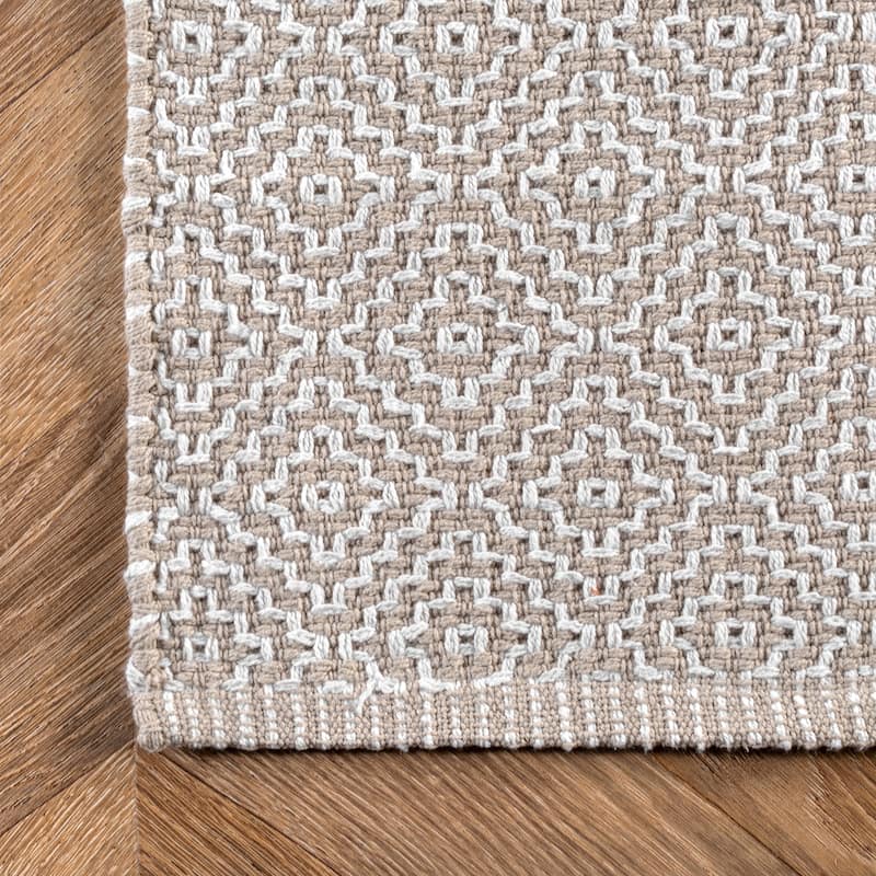 Nuloom Lorretta Geometric Cotton Area Rug