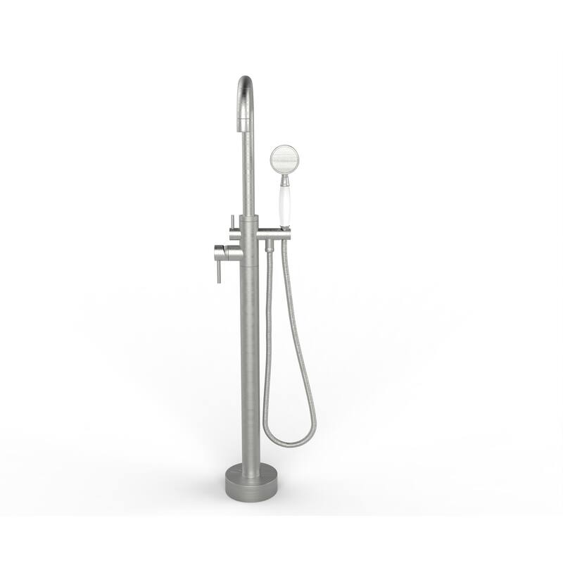 Neptune Single Handle Floor Mounted Gooseneck Freestanding Tub Filler