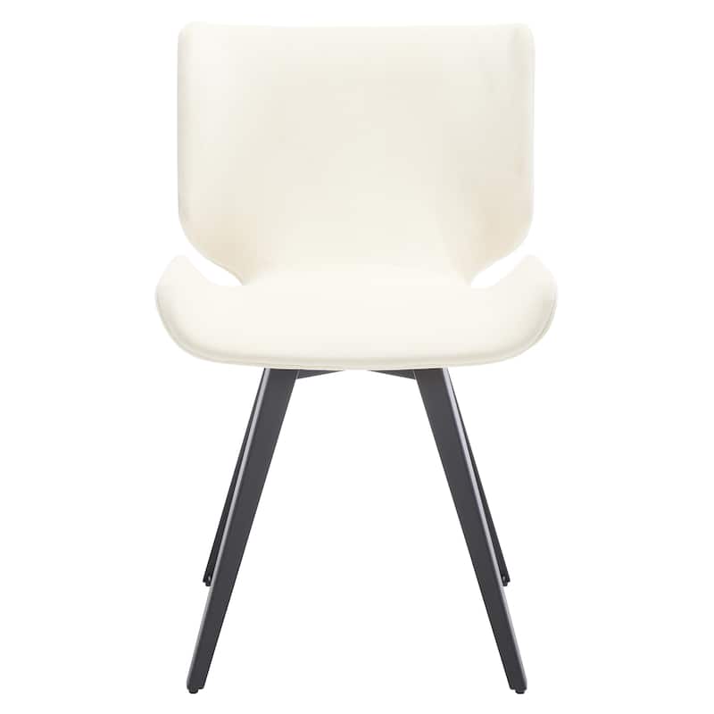 SAFAVIEH Couture Matty Scandinavian Dining Chair - 20" W x 20" D x 33" H - Cream