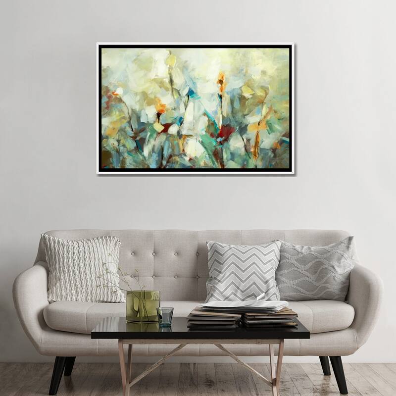 iCanvas "Ode To Monet V" by DAG, Inc. Framed Canvas Print