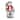 Spode Christmas Tree Mr Snowman Cookie Jar - 4.25" D x 10" H