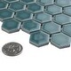preview thumbnail 4 of 6, SomerTile Tribeca 1" Hex Jade 10.25" x 11.86" x 6mm Porcelain Mosaic Tile
