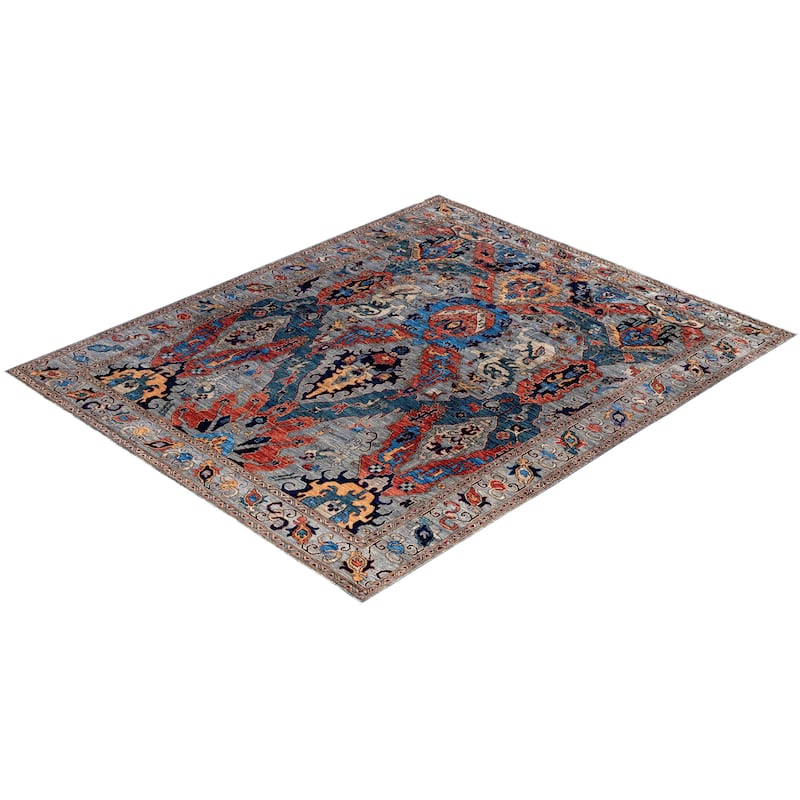 Serapi One-of-a-Kind Hand-Knotted Area Rug - Gray - 8' 2" x 9' 10"