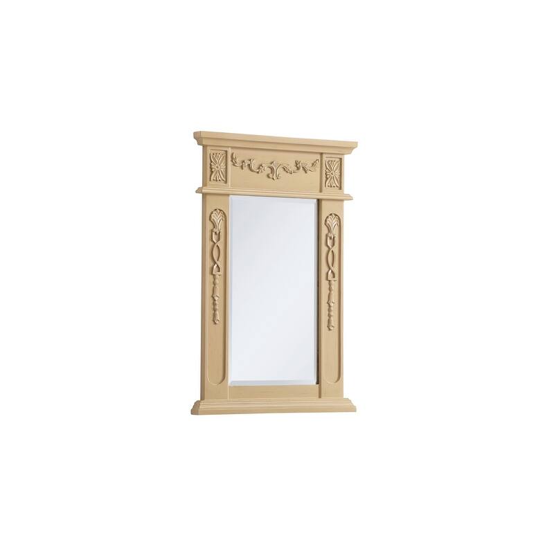Elegant Lighting Antique Beige Vanity Mirror (22" x 28")