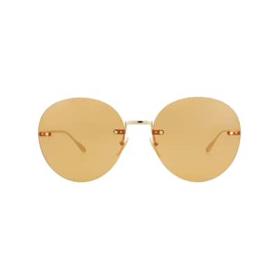 Gucci Round-Frame Metal Sunglasses - NS