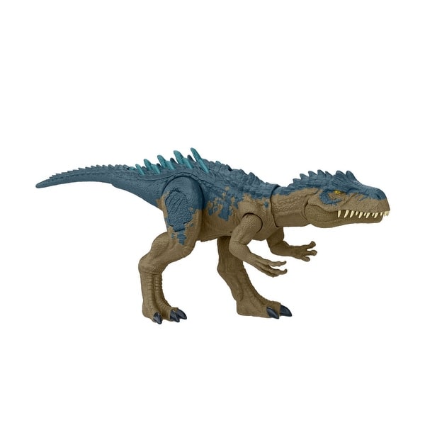 slide 2 of 5, Jurassic World Ruthless Rampage Allosaurus Dinosaur Toy