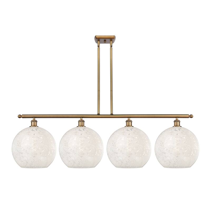 Innovations Lighting 516-4I-14-51-White Mouchette-Indoor Pendant White