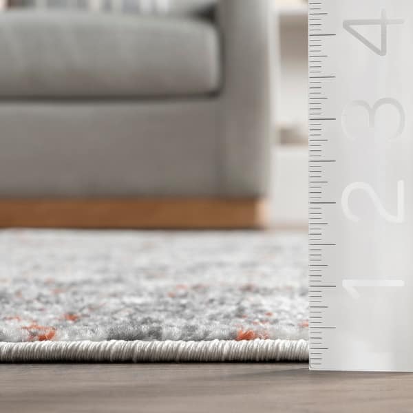 dimension image slide 2 of 5, Nuloom Stacy Contemporary Abstract Area Rug