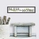 preview thumbnail 2 of 3, RoomMates Black & Green Bless This Home Country Quote Wall Decals