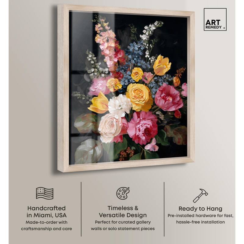 Garden Richness I Shadowbox by Art Remedy