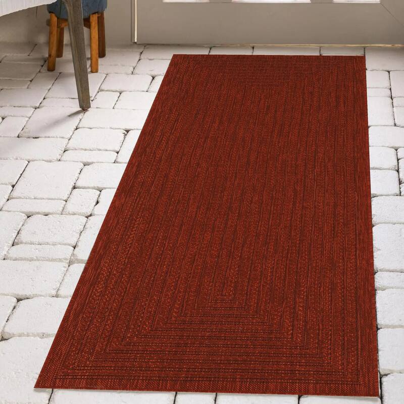 Machine Washable, Weather and UV Resistant Viola Design 4 color Option-Natural & Black & Red & Ivory