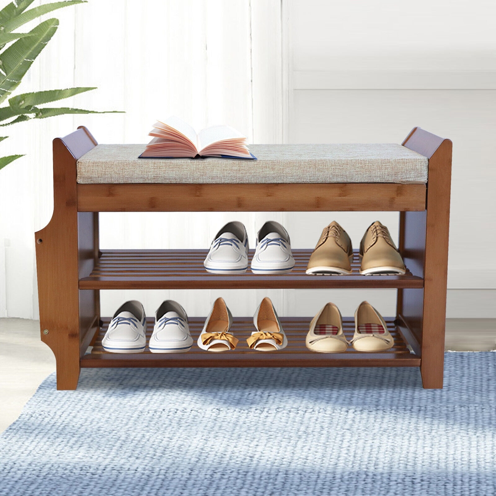 Oceanstar bamboo shoe rack clearance