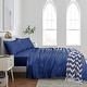 preview thumbnail 17 of 146, EnvioHome Heavyweight Cotton Flannel Bed Sheet Set & Pillow Cases Twin - Navy