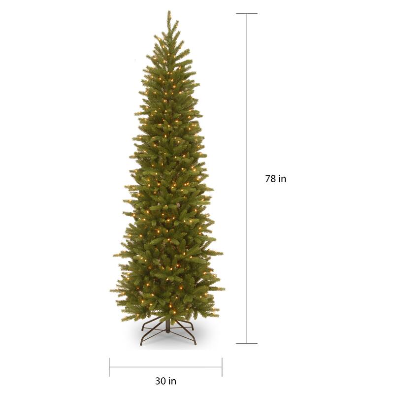 National Tree Company 6.5 ft. Grand Fir Pencil Slim Tree - 6.5 Foot