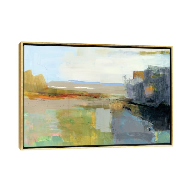 iCanvas "Summer Vibes" by Kathleen Robbins Framed Canvas Print - Gold - 32x48