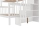 preview thumbnail 35 of 55, Simple Twin over Full Bunk Bed With Drawer,Storage And Guard Rail