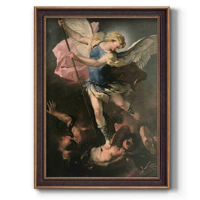 St. Michael Premium Framed Canvas- Ready to Hang