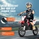 preview thumbnail 4 of 9, 36V Ride On Motorbike for Kids 14 Plus LED Lights Music USB Port - 48.03 x 25.2 x 33.07 in