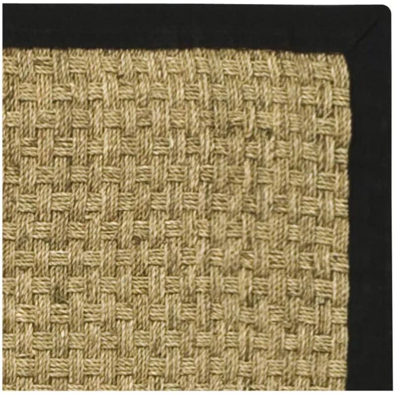 Area Rug - Durable Jute Sisal Floor Covering - Natural Fiber Rug for Living Room Bedroom - 144 x 108