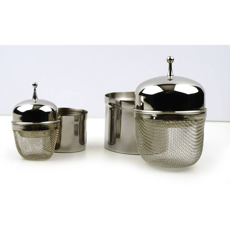 0.5-Cup Stainless Steel Mesh Floating Infuser - Large Mesh Floating Infuser, 1/2-Cup Capacity