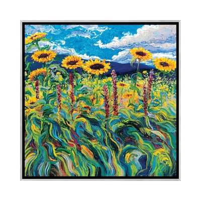 iCanvas "F0xy Triptych Panel III" by Iris Scott Framed