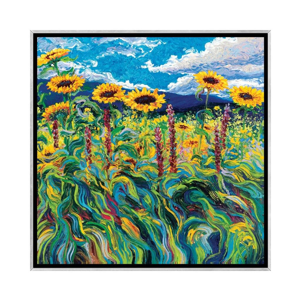 iCanvas "F0xy Triptych Panel III" by Iris Scott Framed