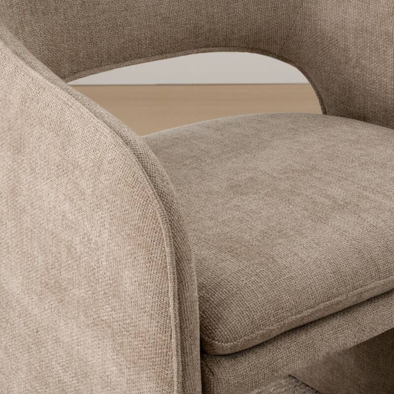 Upholstered Fabric Dining Armchair (Set of 2)